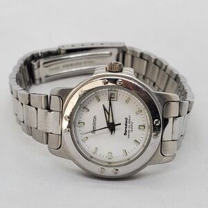 Armitron Women's Watch 26mm White‎ Dial Date 7" New Battery READ DESCRIPTION